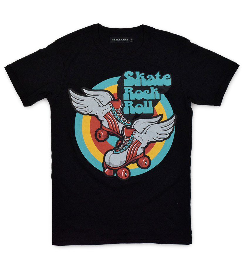 RedTagBrand's tweet photo. Skate Rock Roll T-Shirt https://t.co/KwBCmT5uVi https://t.co/qIjxY9gHLA