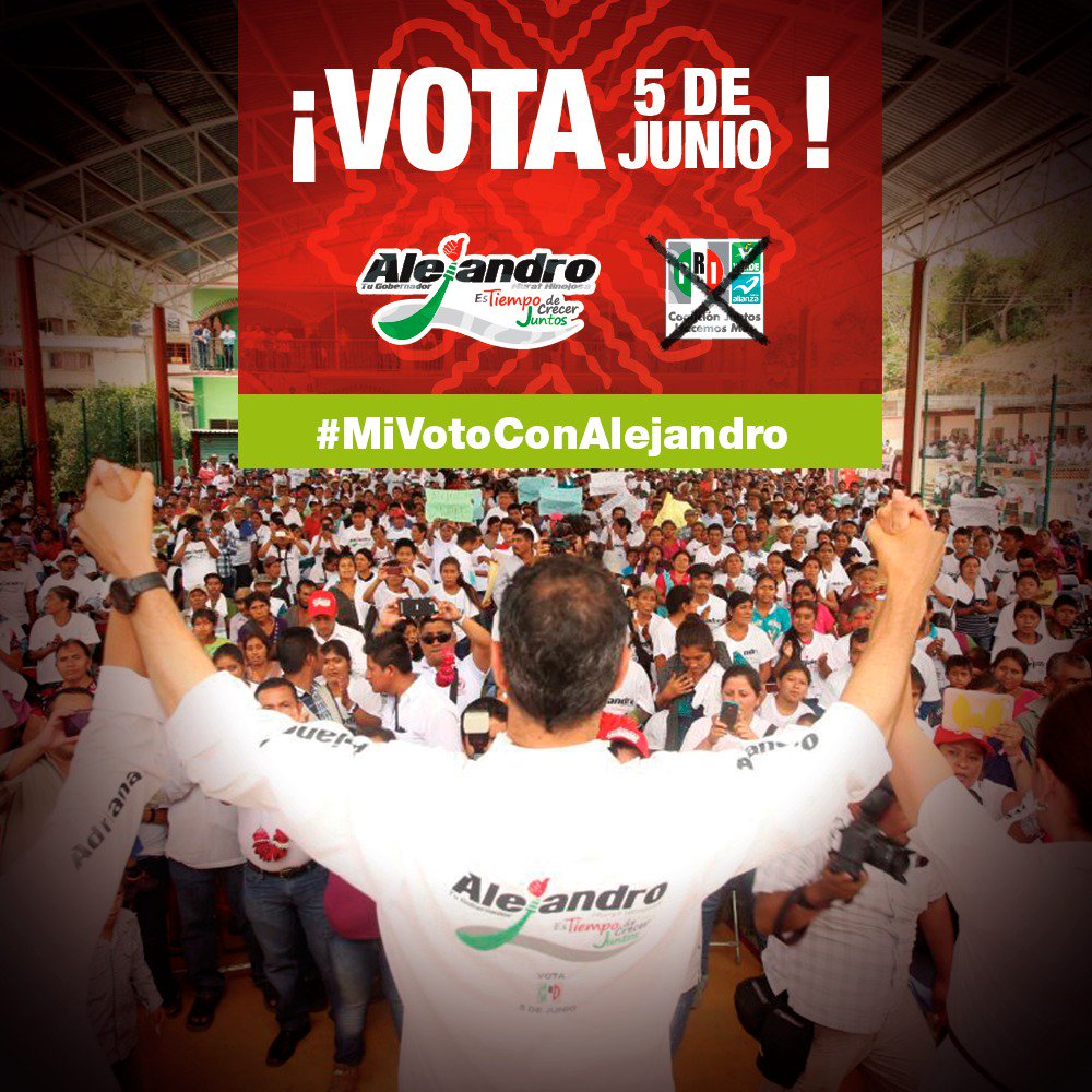 ForoPoliticoMx's tweet photo. Oaxaca requiere una renovación con @alejandromurat este 5 de junio #MiVotoConAlejandro https://t.co/LuoWulOKCh