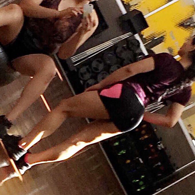 XxXJaslynLee's tweet photo. Workout Gainz with the Bae Aria ๐ช๐ฆ #GirlsThatWorkout #GainzRUs #SquatOnDatAss #SweatHardTakeSelfies #CardioBeasts https://t.co/CYXINWV3NS