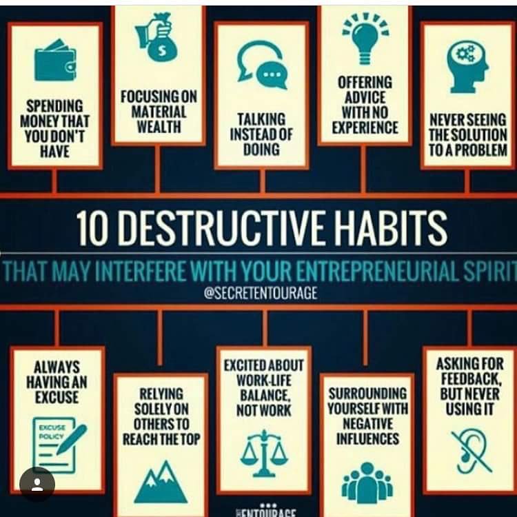 #DestructiveHabits