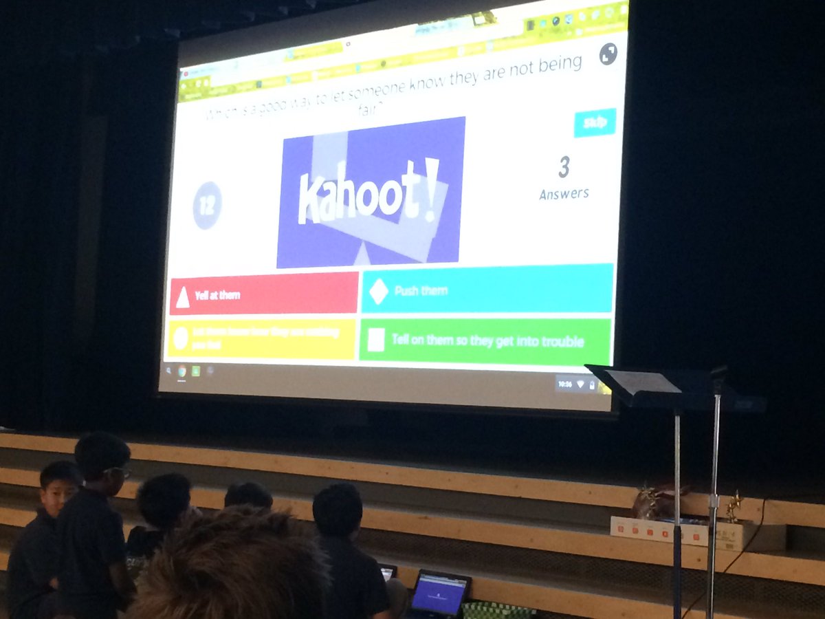 jdickson_ausd's tweet image. The Ss loved reviewing integrity traits this morning with a #kahoot made by @longleywaylions. #LastAssembly
