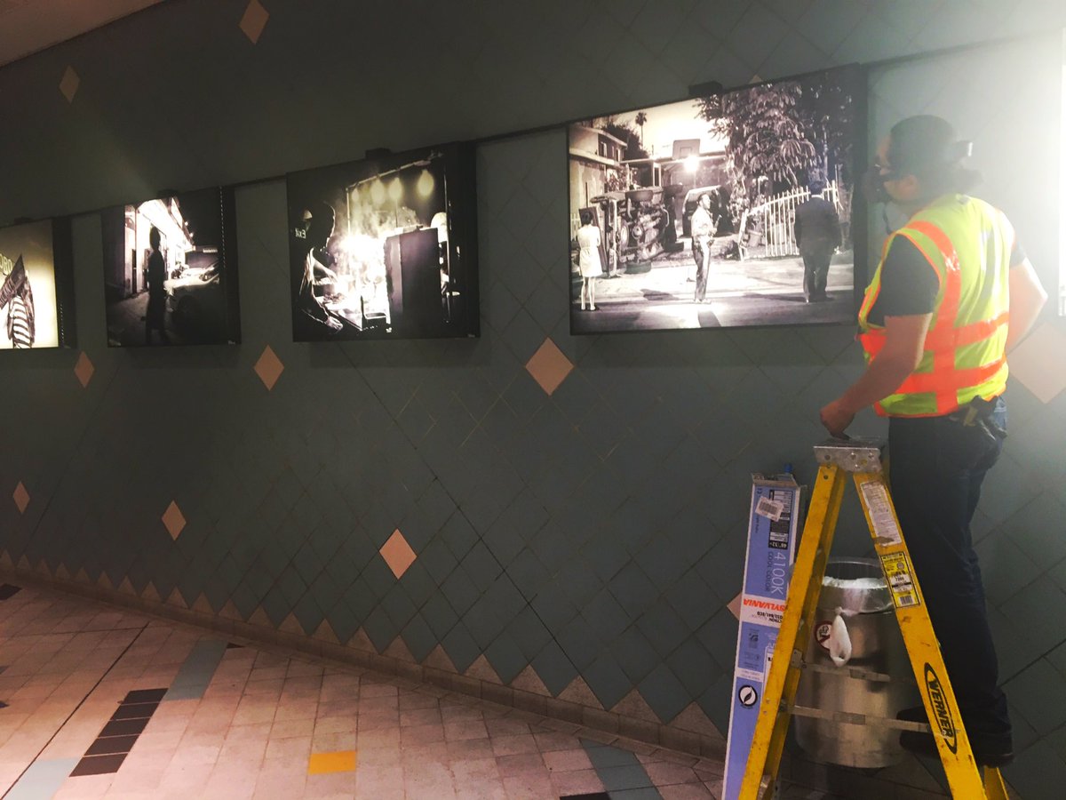 rafa_LAphotos's tweet photo. @LATimescitybeat @TheLAMetro has installed my series for the 2016 #LightboxProject #hollywoodandhighland https://t.co/KkLc5jHqFG