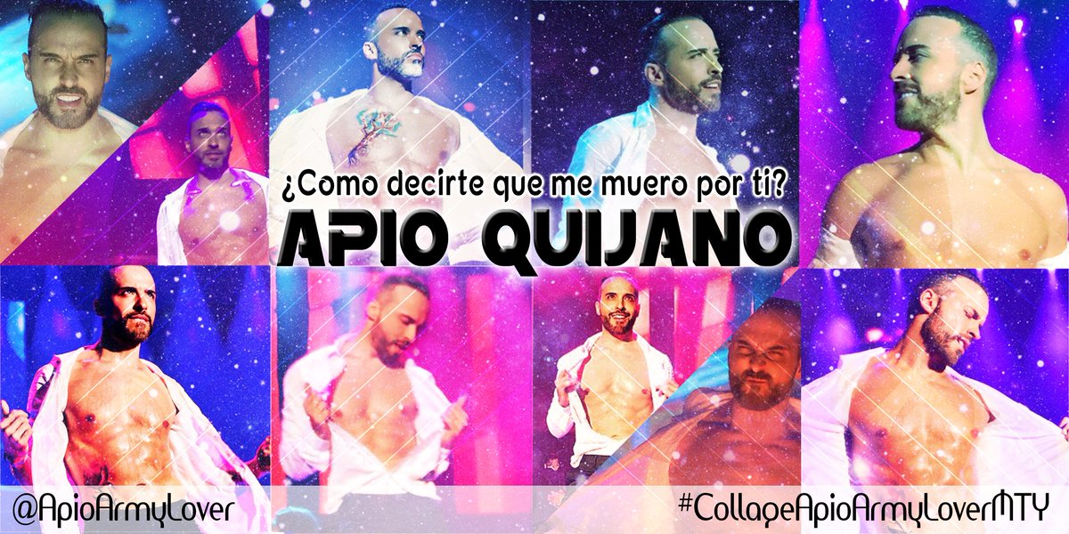 xochicity's tweet photo. @ApioArmyLover @apioquijano #CollageApioArmyLoverMTY Lo hicimos con mucho cariño, admiramos tu trabajo, te queremos. https://t.co/LPBksccZTp