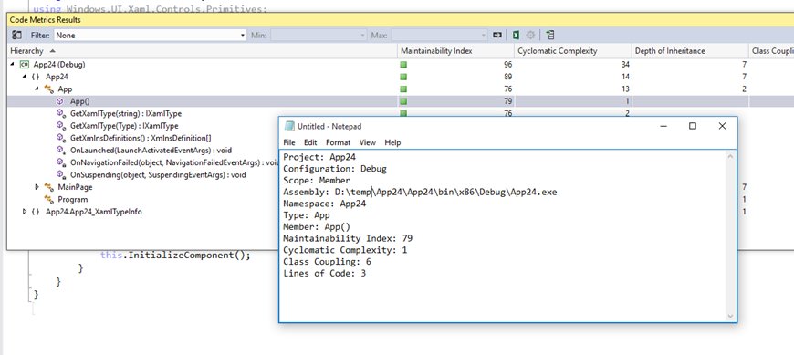DailyDotNetTips's tweet image. How to Copy Specific #CodeMetrics Results in #VisualStudio ? ow.ly/P5D0300MTXu