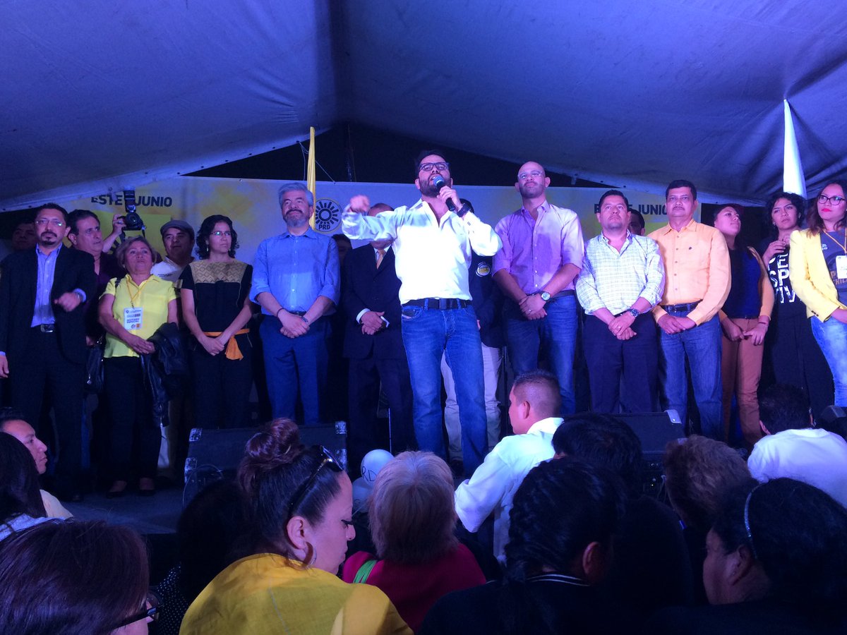 FNS_CDMX's tweet image. El PRD es diverso, tiene propuesta, igualdad y #PoderChilango :@vromog , durante cierre de campaña PRD MH