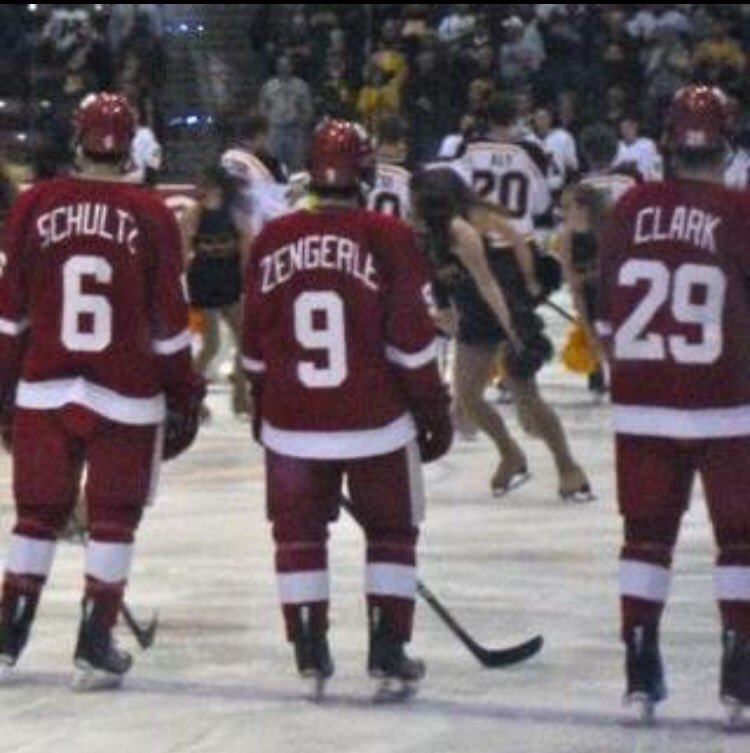 jasonhum72's tweet photo. Justin @6Schultz6 and Pavelski for the #bucciovertimechallenge #stupidnotto @Zengerle9 https://t.co/dkadCW3qDe