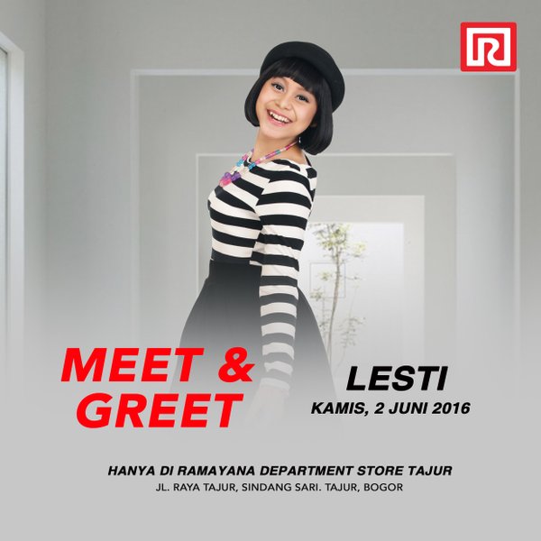Hastag siang ini start Up jam 11serentak  Pake #LestiMnGRamayanaTajurBGR cc <a href="/ramayanads/">Ramayana Dept. Store</a> <a href="/Lesti_Jenong_DA/">Lestykejora</a>
