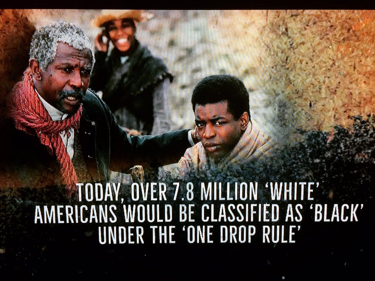 RanditheReal's tweet image. &quot;one drop rule&quot; meant ANY amount African ancestry was enough to be identified as black. #roots