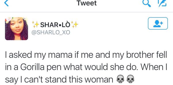 thefemaleboook's tweet image. Her mom is ruthless 😩😭
