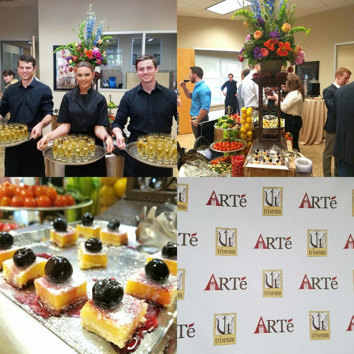 cheftai's tweet photo. Had fun with our team from @VeritasBCS & @Maddensgourmet for Triseum Ribbon Cutting Event in @Downtown_Bryan . https://t.co/XKDg0KLSxc