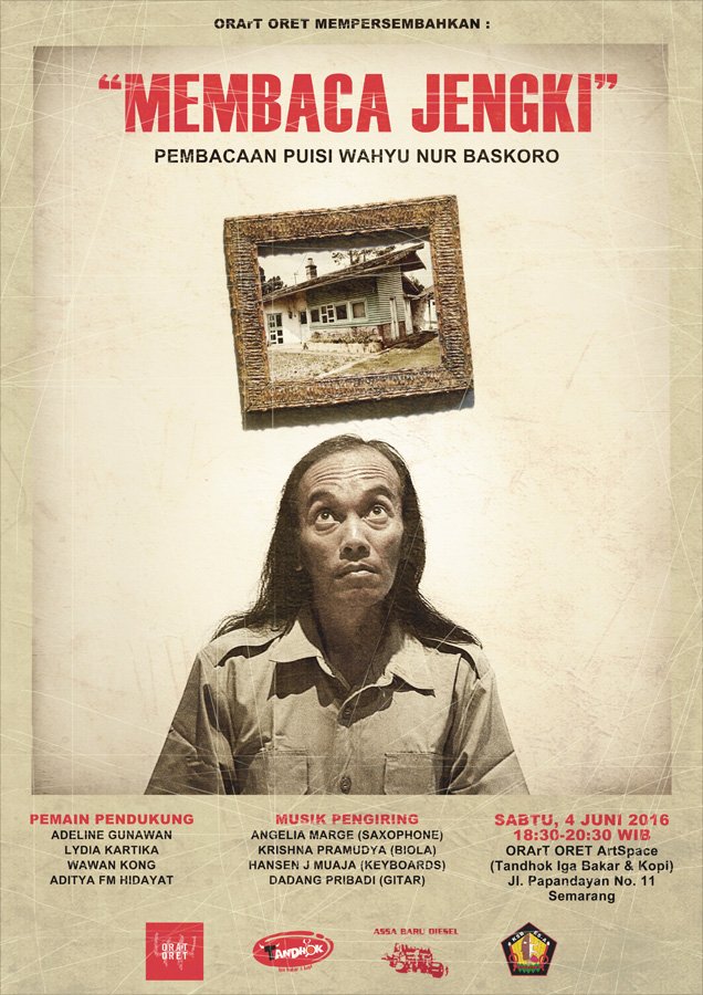 DadangPribadi's tweet photo. "MEMBACA JENGKI", monggo mengapresiasi :) https://t.co/MSPfK3r1Fr #jengkiorartoret #wahyunurbaskoro #membacajengki https://t.co/mLz9QW9okg