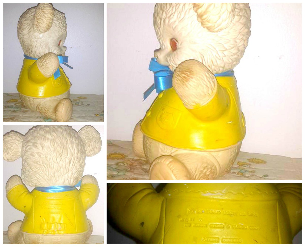 JunkYardBlonde's tweet photo. Vtg Mobley Squeak Bear https://t.co/OXdZorvqgM #edwardmobley #arrowrubber #squeaktoys #vintagetoys #mobleybear https://t.co/TiGbxIaVPf