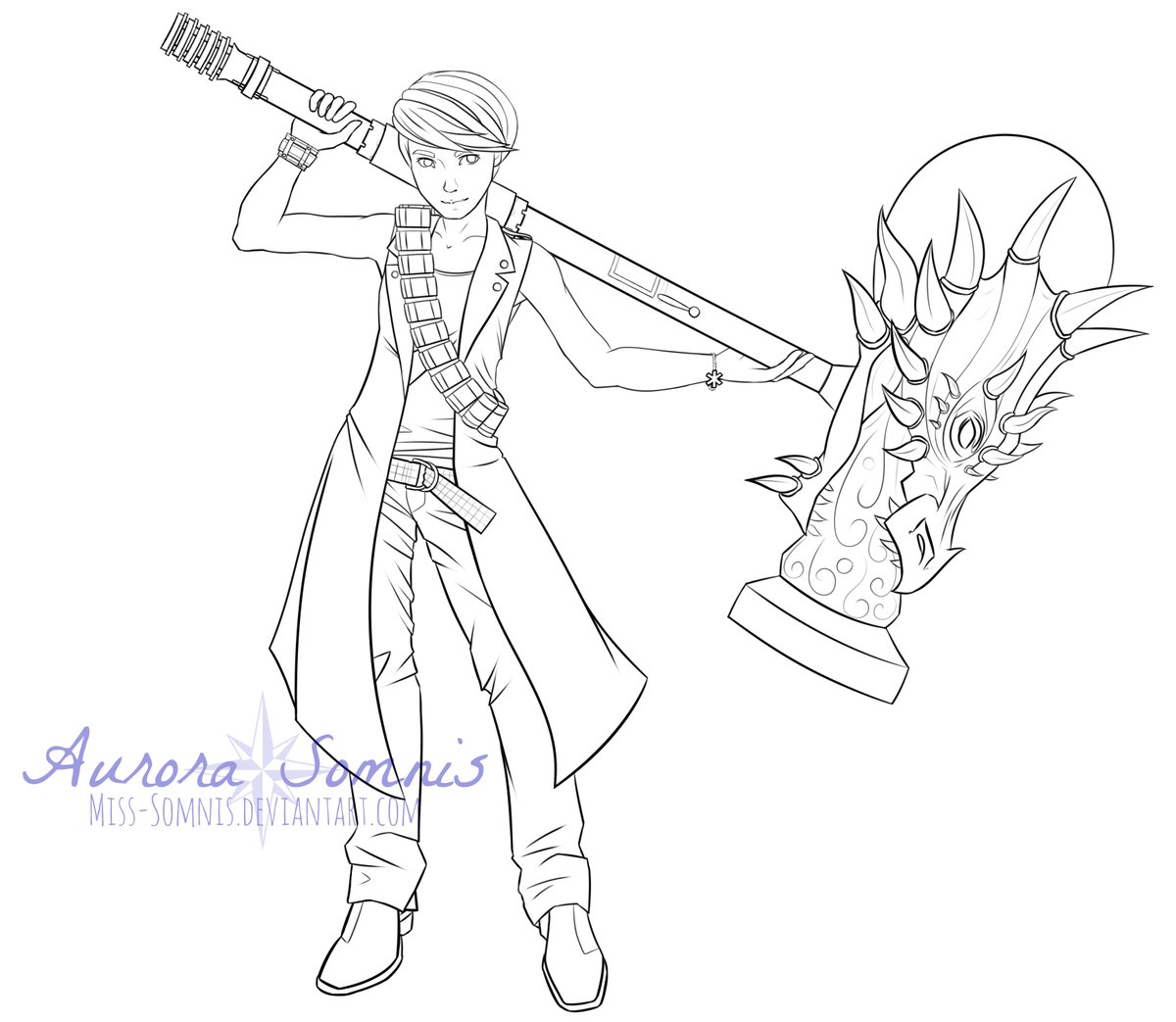 kgd_cycle's tweet photo. I finished Indigo's #lineart!
#art #digitalart #character #characterdesign #weapon #wip https://t.co/xNE96Mst6O