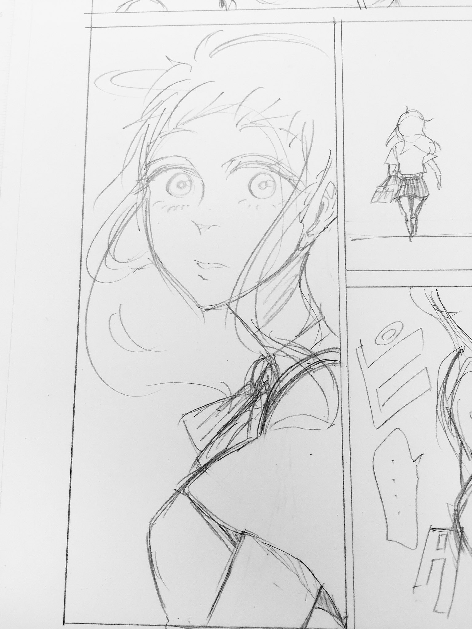 菊波 キクナミ イラスト 手描き シャーペン 女の子 女子高校生 振り向き オン眉 自分史上初の可愛い子 のつもり T Co Dxmj9pojuz Twitter