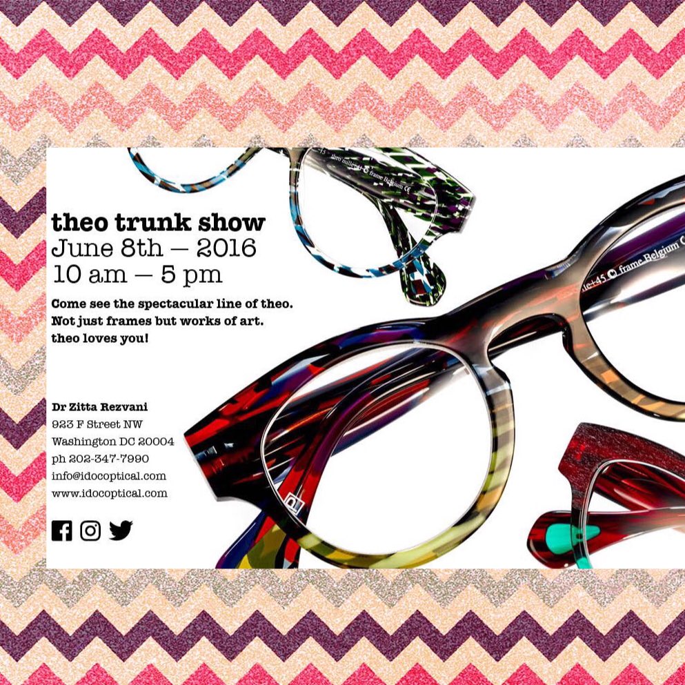 iDocOptical's tweet photo. #Theo Trunk Show Wednesday 6/8 https://t.co/lue6FlX6mG