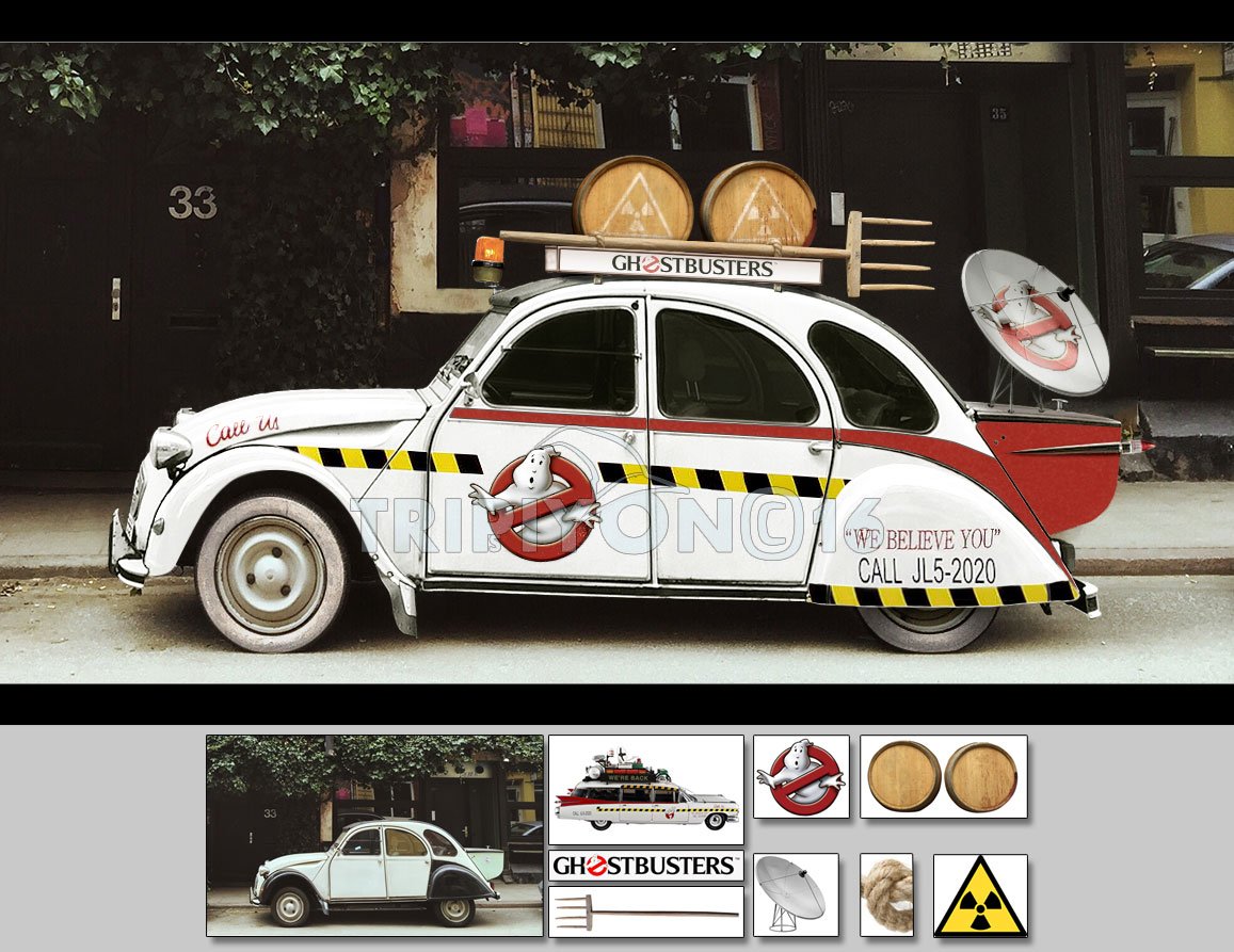 Tripiyon's tweet image. #Tuning #Digital de un Citroen 2CV. Espero que os guste #photoshop #retoque #tuningdigital #citroen2cv #montaje