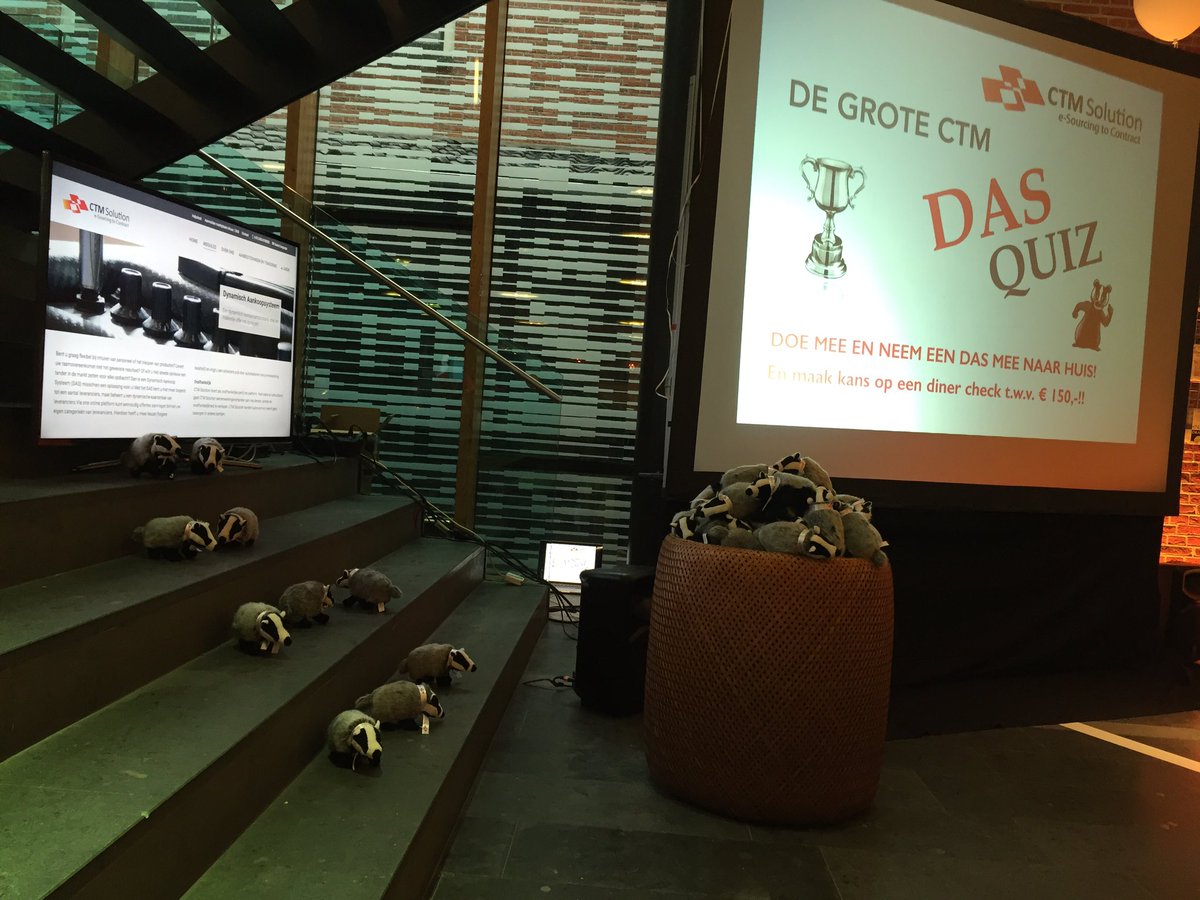 CTMsolution's tweet image. Dit jaar op  #npcongres de grote #ctmsolution #DASquiz.
Doe mee in de pauzes en krijg een Das!