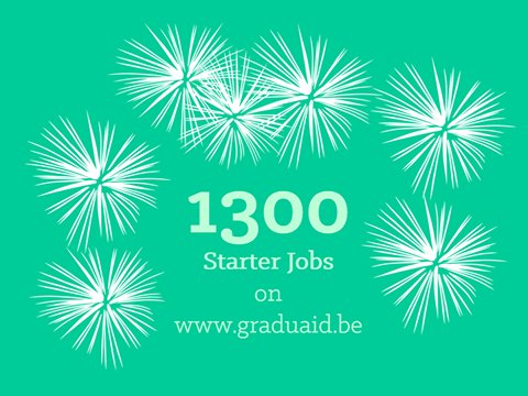 GraduAidJobs's tweet photo. Proud to be the biggest platform for starter jobs in Belgium! #GraduAid #Starterjob https://t.co/yv2iuhxvpu