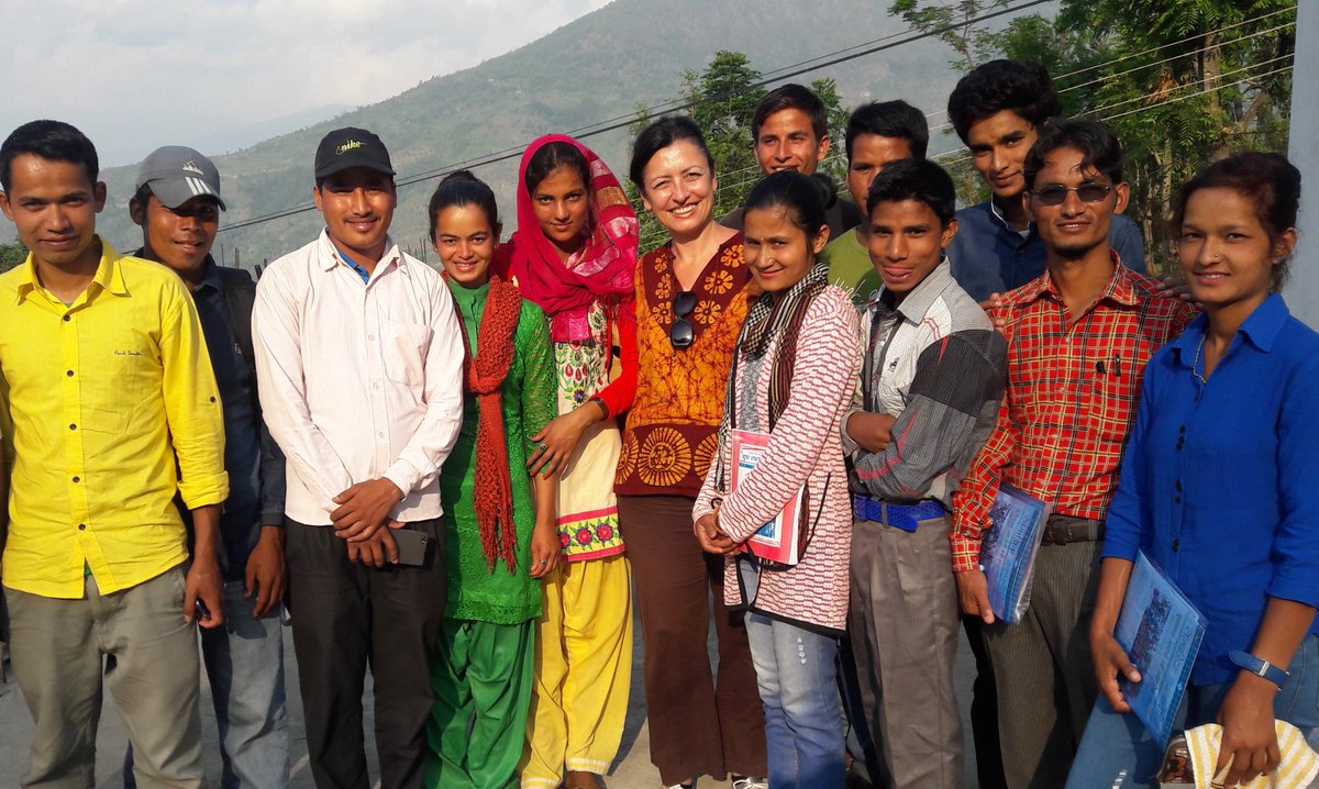 UNFPANepal's tweet photo. We stand w/ young people in #Achham district taking action in their villages &amp; making progress towards #GlobalGoals. https://t.co/4YB16DcPqh