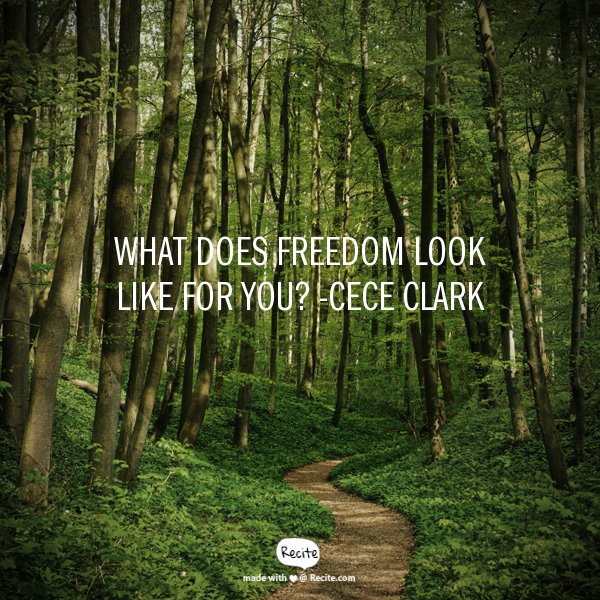 CeCeClarkAuthor's tweet photo. Describe your inner peace?? freedom??? How do you feel about it??
#Freedom #CeceClark #5daystofreedom #SHIFT https://t.co/IqdWlsL9mJ