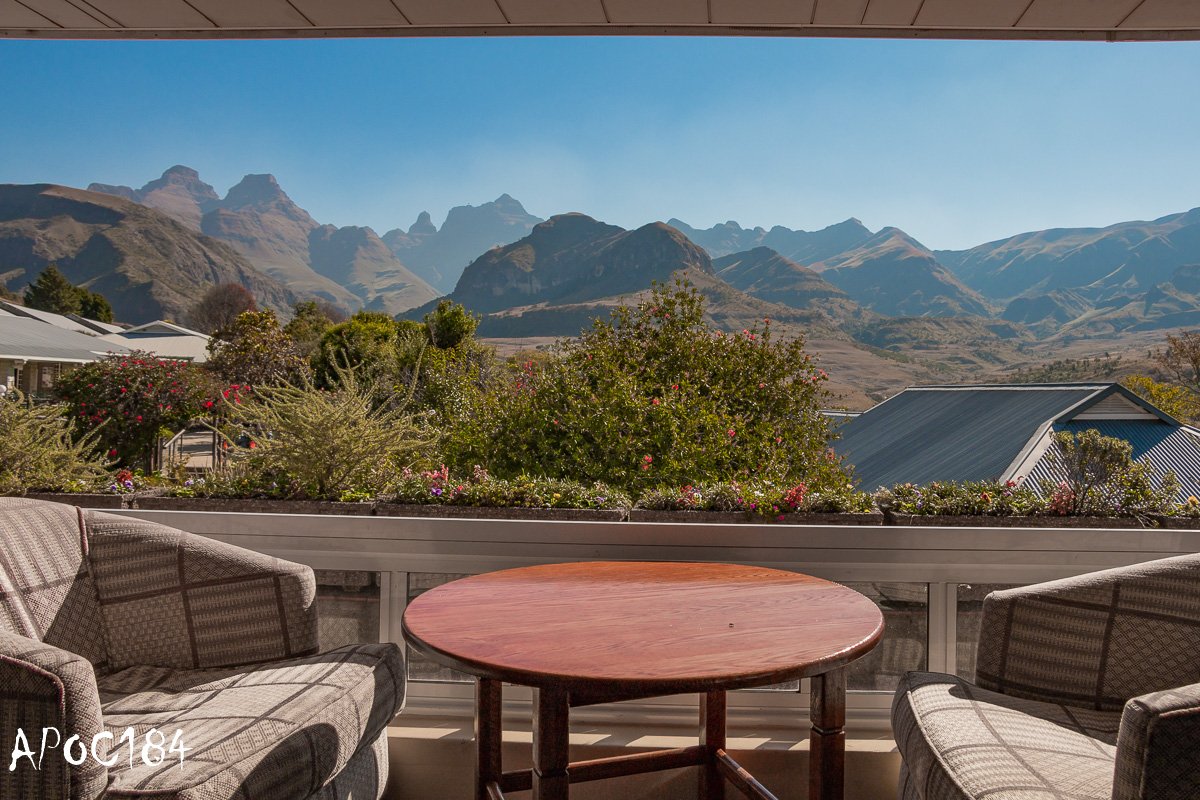 Oh man how I miss this view... Had such an amazing time. <a href="/CathedralPeakH/">Cathedral Peak Hotel</a>