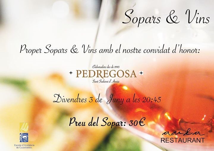 No os perdáis #Cena #Maridaje en <a href="/EHCastelldefels/">EHCastelldefels</a> con invitado de honor <a href="/CavaPedregosa/">Castelo de Pedregosa</a> @enoPENEDES <a href="/confrariacava/">Confraria del Cava</a>
