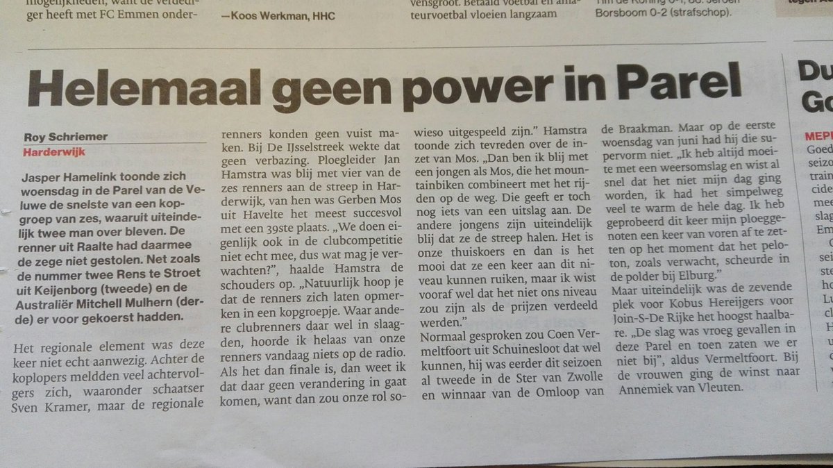 GerbenMos's tweet photo. De Stentor @wvijsselstreek https://t.co/4cPcauDcpq