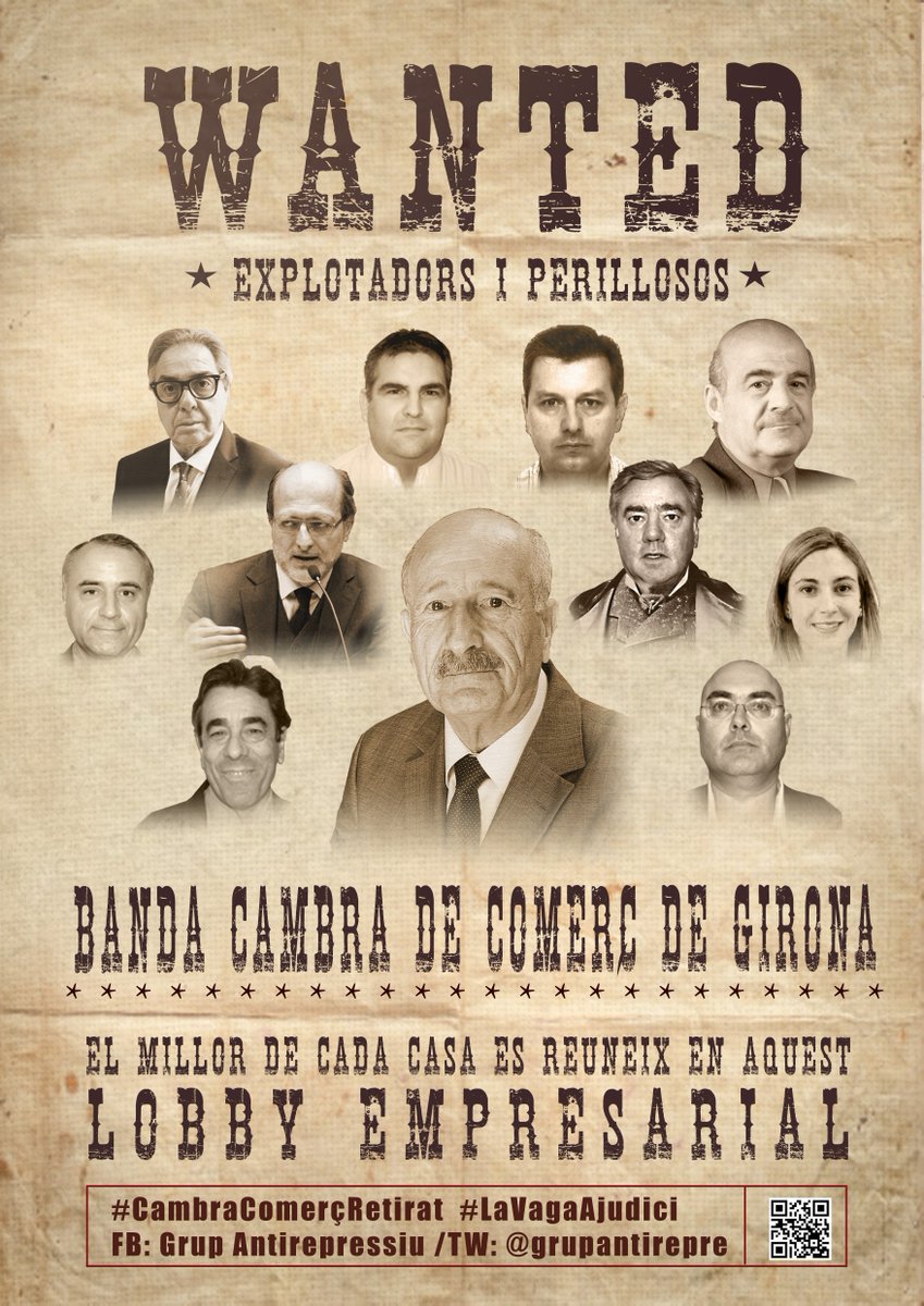 A les 11h tenim com cada dijous una cita solidària: Exigim a la <a href="/cambragirona/">Cambra de Girona</a> la seva retirada de #LaVagaAjudici