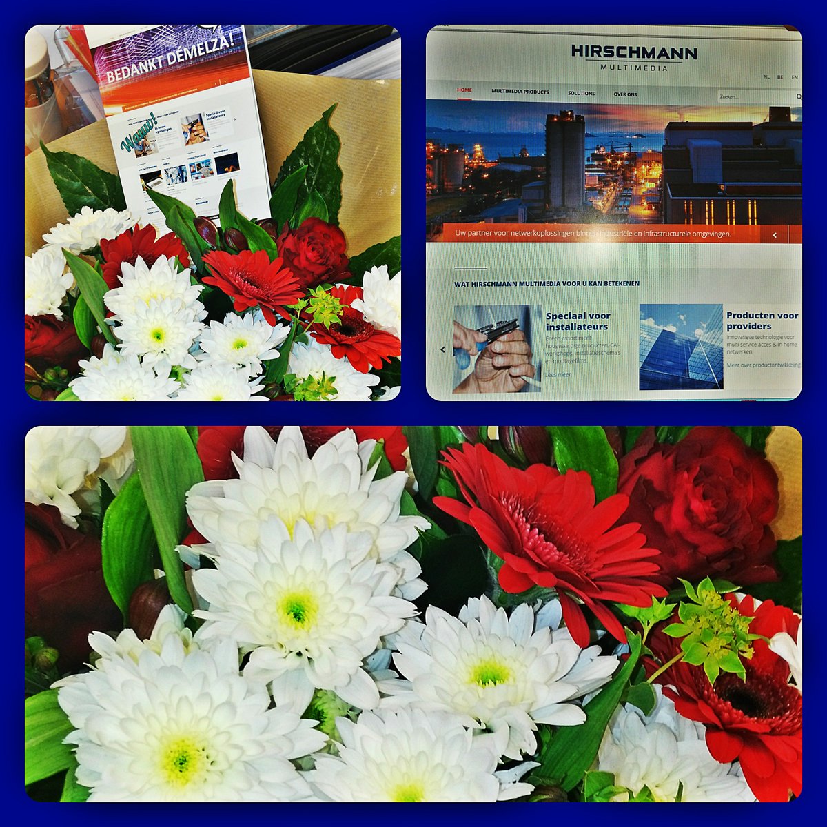 Een tevreden klant! #hirschmannmultimedia gefeliciteerd met jullie nieuwe website! En bedankt voor de waardering!