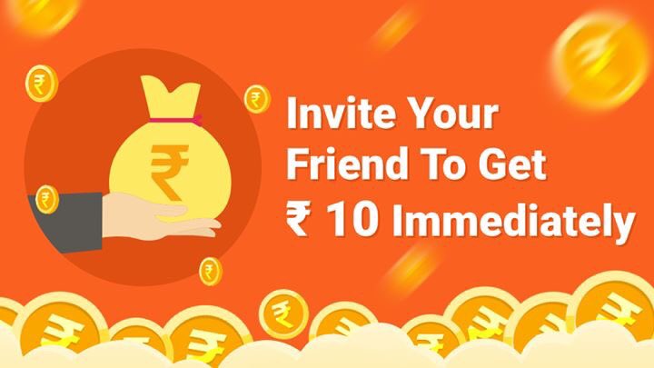Invite your friends to register and get Rs 10 immediately! Don't hesitate!