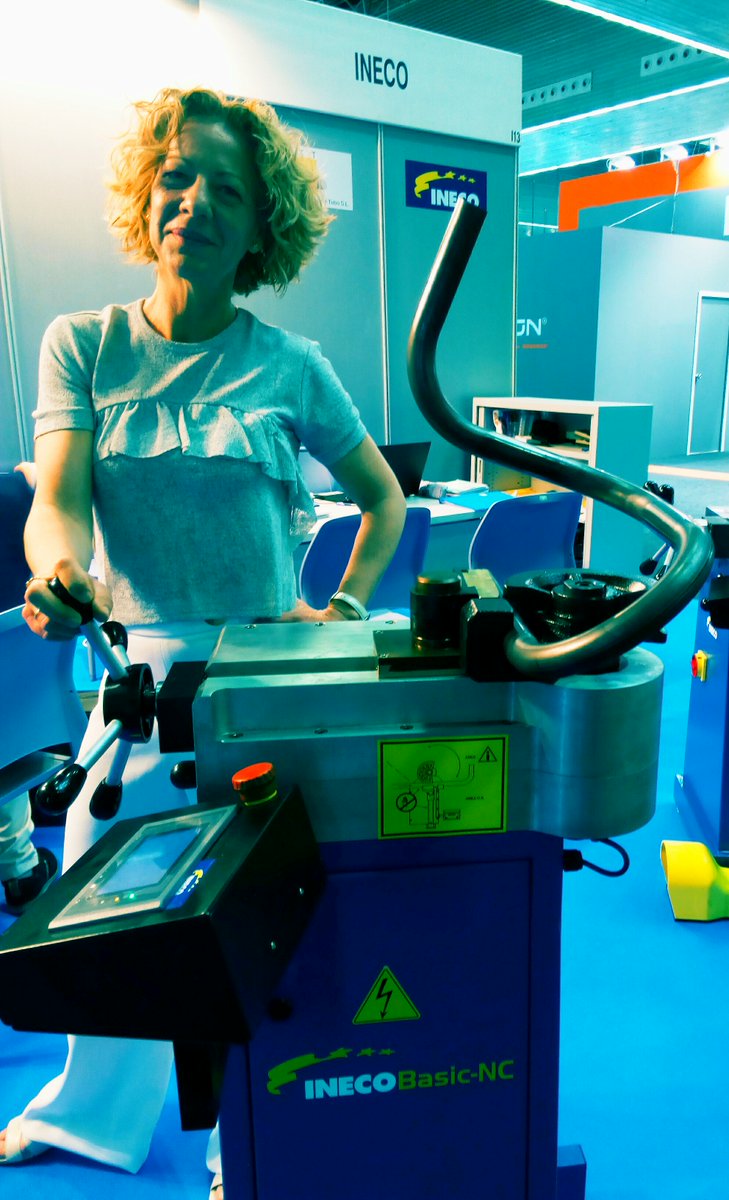 INECOBendingMac's tweet image. Ready for the 4th day at the #BIEMH. Visit us at pavilion 5 stand I-13 #INECO #BENDINGMACHINES