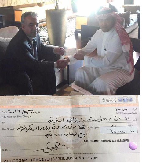 amir_ad44's tweet photo. السعودية تتبرع بـ600 ألف دولار لرعاية ابناء شهداء البيشمركة ضد داعش https://t.co/fg1TRK8uMb