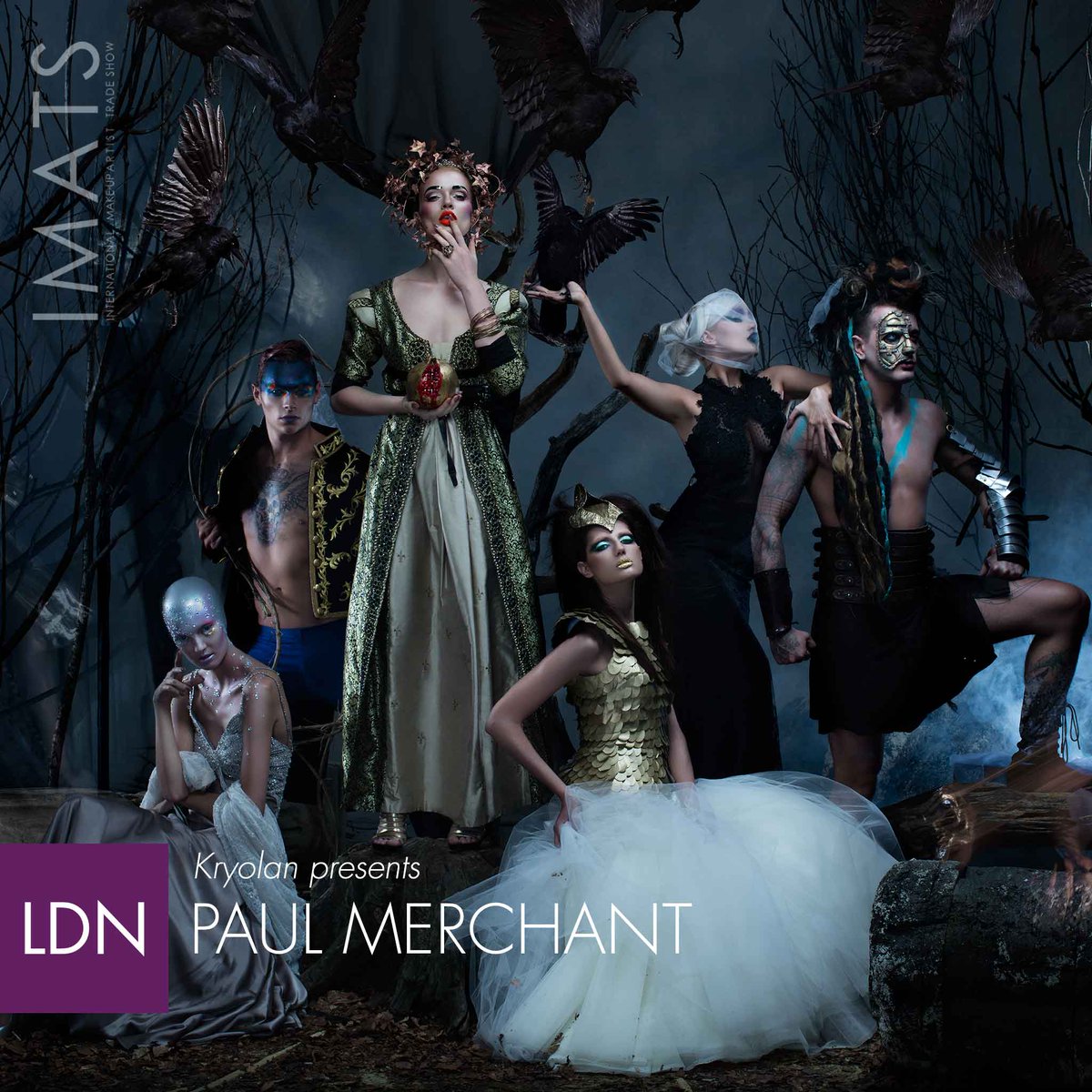 IMATS's tweet photo. @KryolanUK trends w/@PJMERCHANT_MUA at #IMATS! Don’t miss this explosion of beauty &amp; grace! https://t.co/S22btUwn3a https://t.co/kwKKFdyi0d