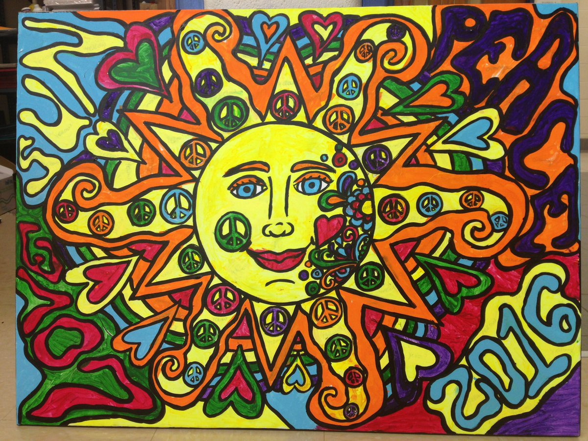 ESE bucket filling bash mural 2016#ESEart