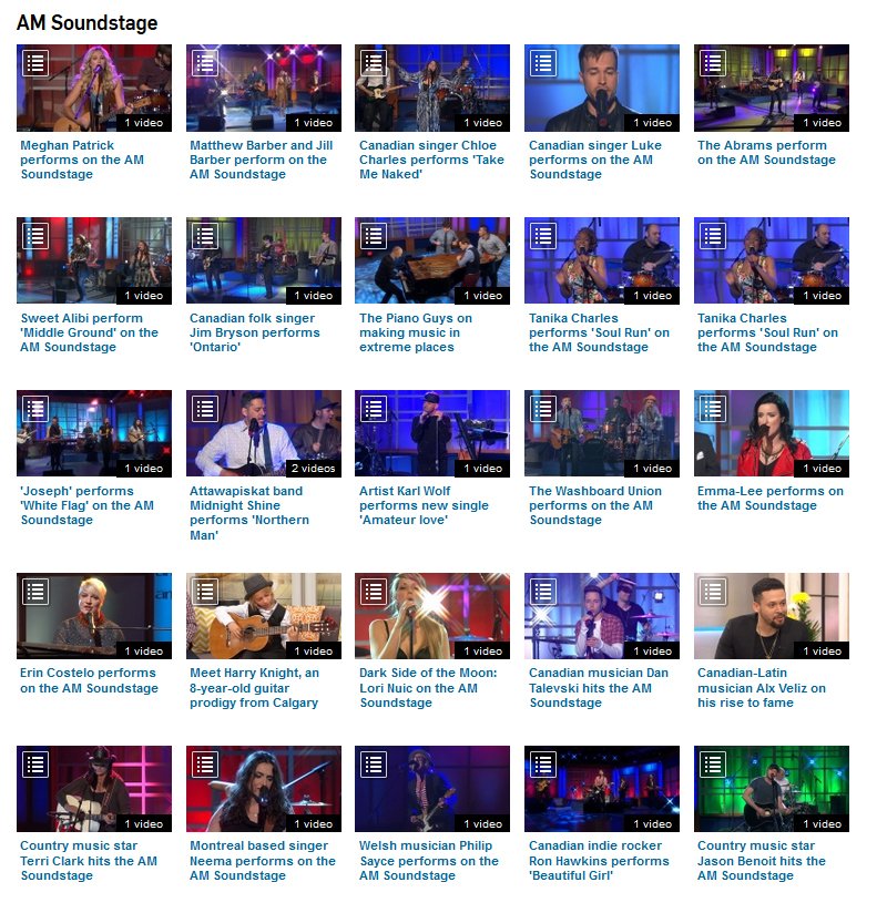 Music_Canada's tweet photo. Thank you, @CTVCanadaAM, for showcasing the talents of hundreds of Canadian artists on the #AMSoundstage! https://t.co/KOJgjirvsT