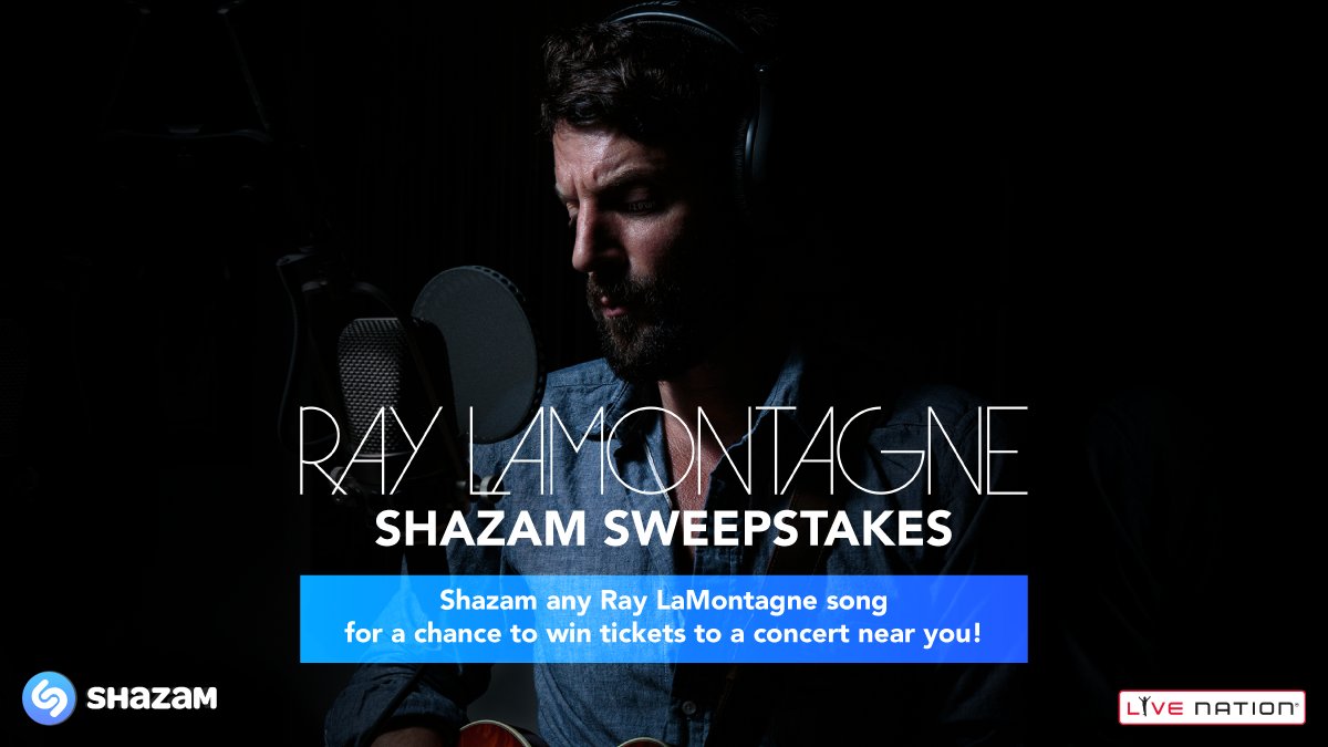 RayLaMontagne's tweet photo. .@Shazam any of my songs by tomorrow for the chance at winning a pair of tix to the #OuroborosTour! https://t.co/8MzQ1760j9