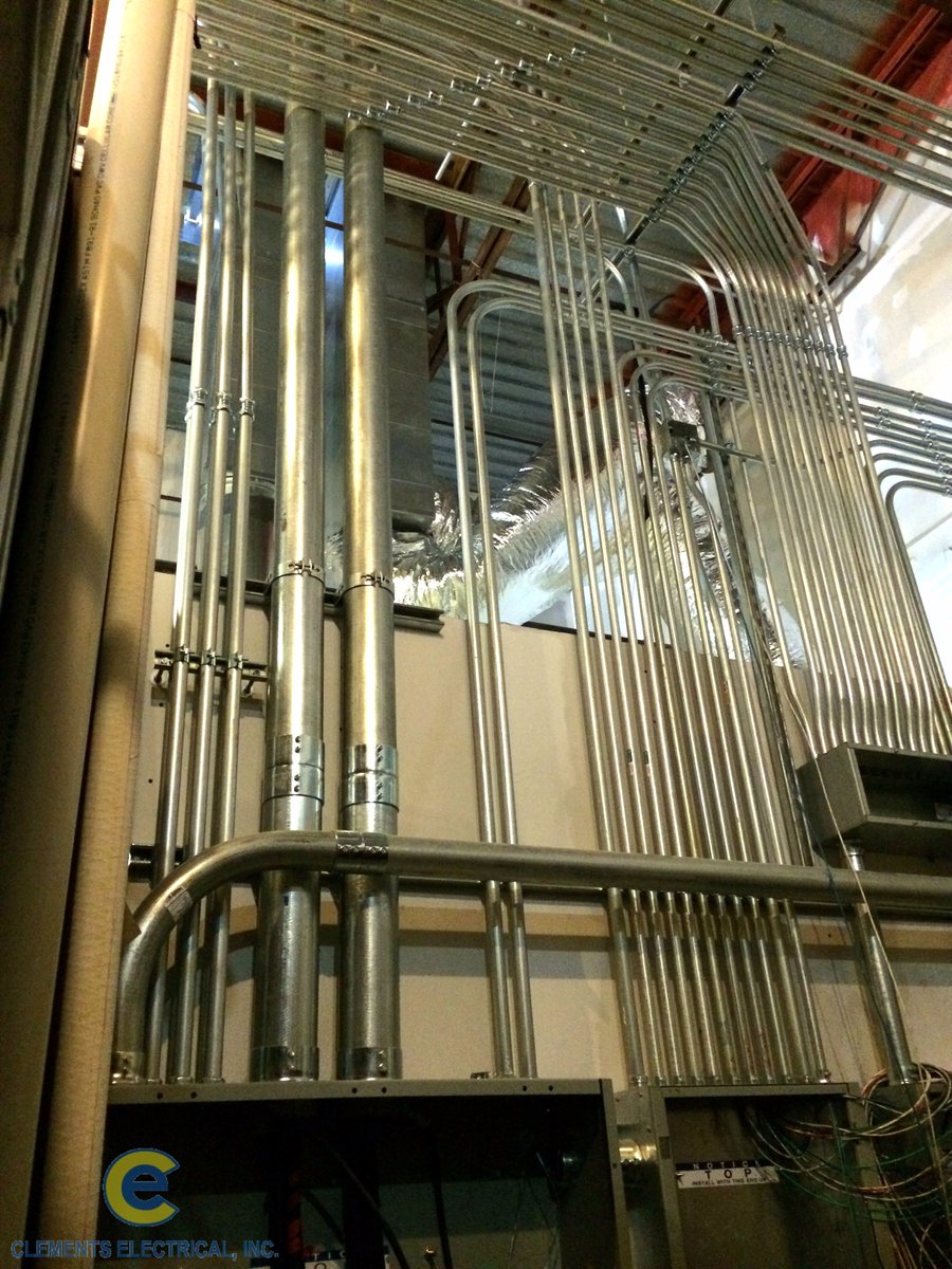 ClementsElec's tweet image. Check out the Biotest Pharmaceutical job in Clemson, SC. Some pretty pipe work by our guys! #ElectriciansRule