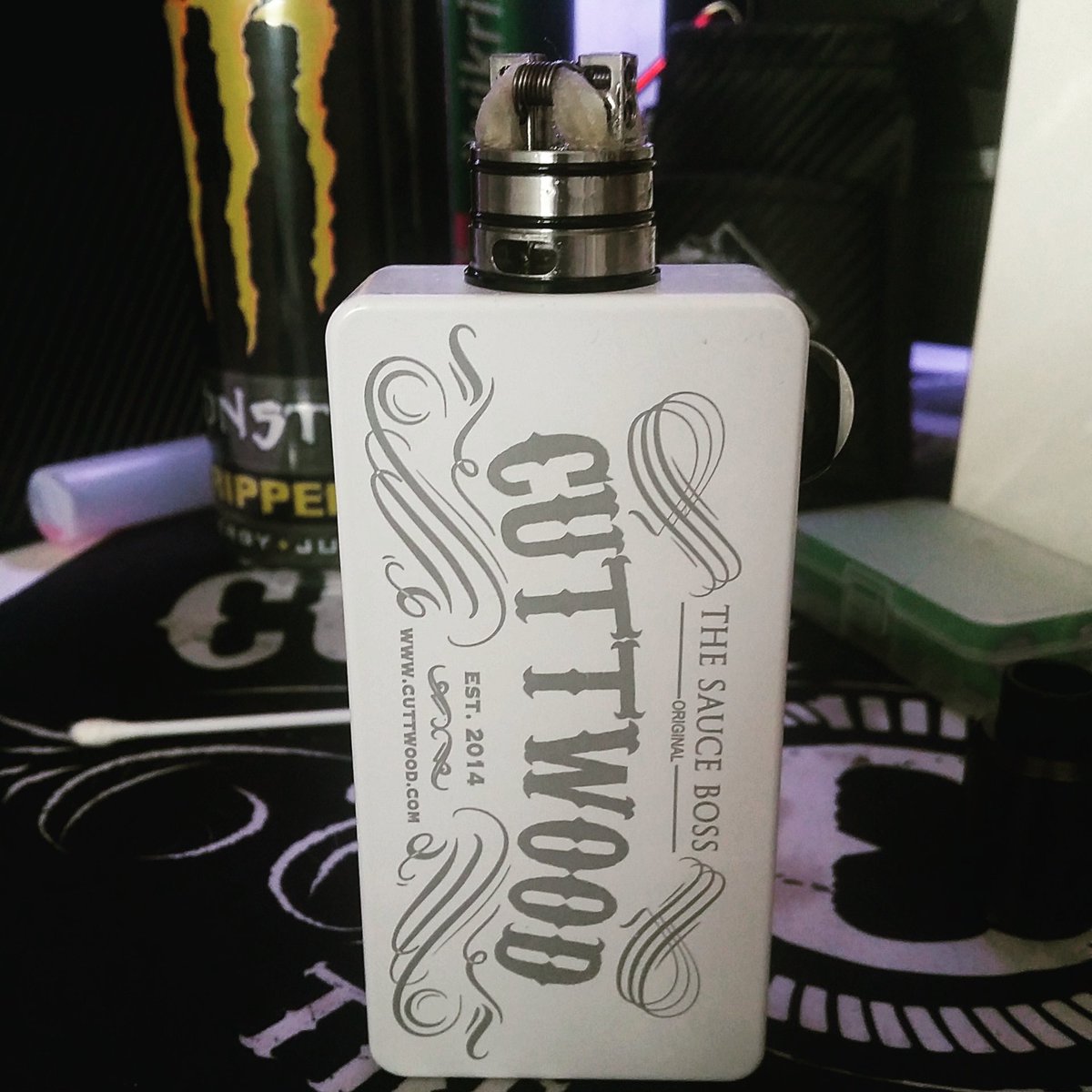 AsylumVaping's tweet photo. Sweet new set up ππ¨ #asylumvaping #vapelife #cuttwood #hexohm #vape #vapeallday #vapeagram #cloudsfordays #vapeporn https://t.co/87Xqj2IZUC