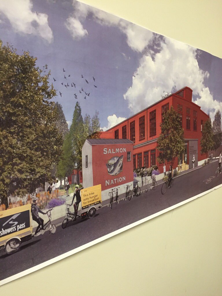 We had a fascinating tour of <a href="/BLineDelivers/">B-Line Urban Delivery</a> and <a href="/ReddOnSalmon/">Redd on Salmon Street</a> regional food accelerator.These guys are #progressive!