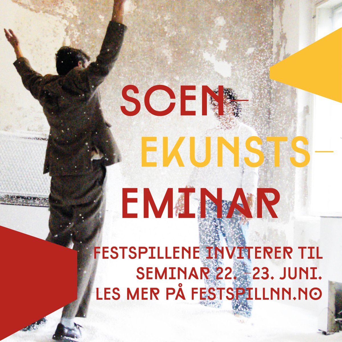 I dag har vi lagt ut hele programmet til scenekunstseminaret under #festspillnn! Sjekk ut festspillnn.no/nb/bransje/sce…