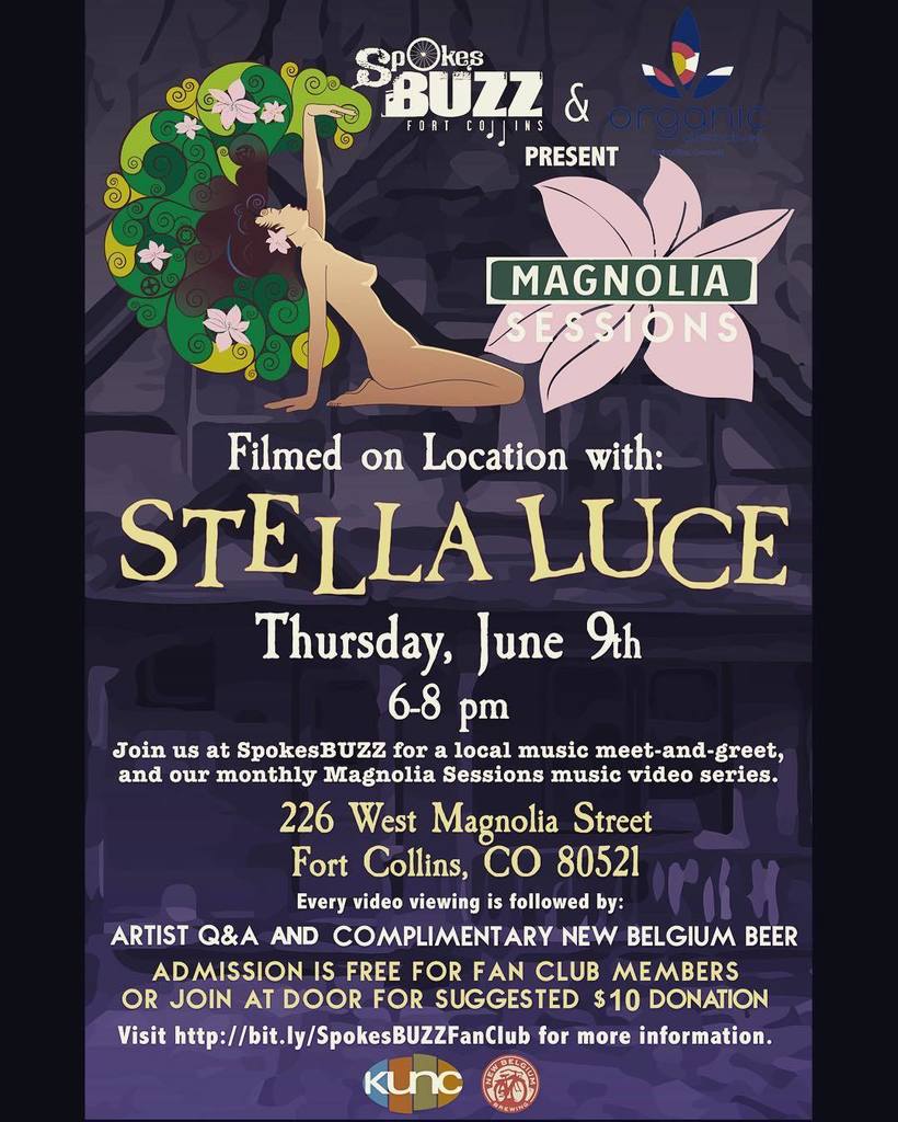 SpokesBUZZ's tweet photo. One week from tonight: spend some time with #SpokesBUZZ alumni #StellaLuce in our living r… https://t.co/V2h0BjMdNU https://t.co/A3XWkwHRB9