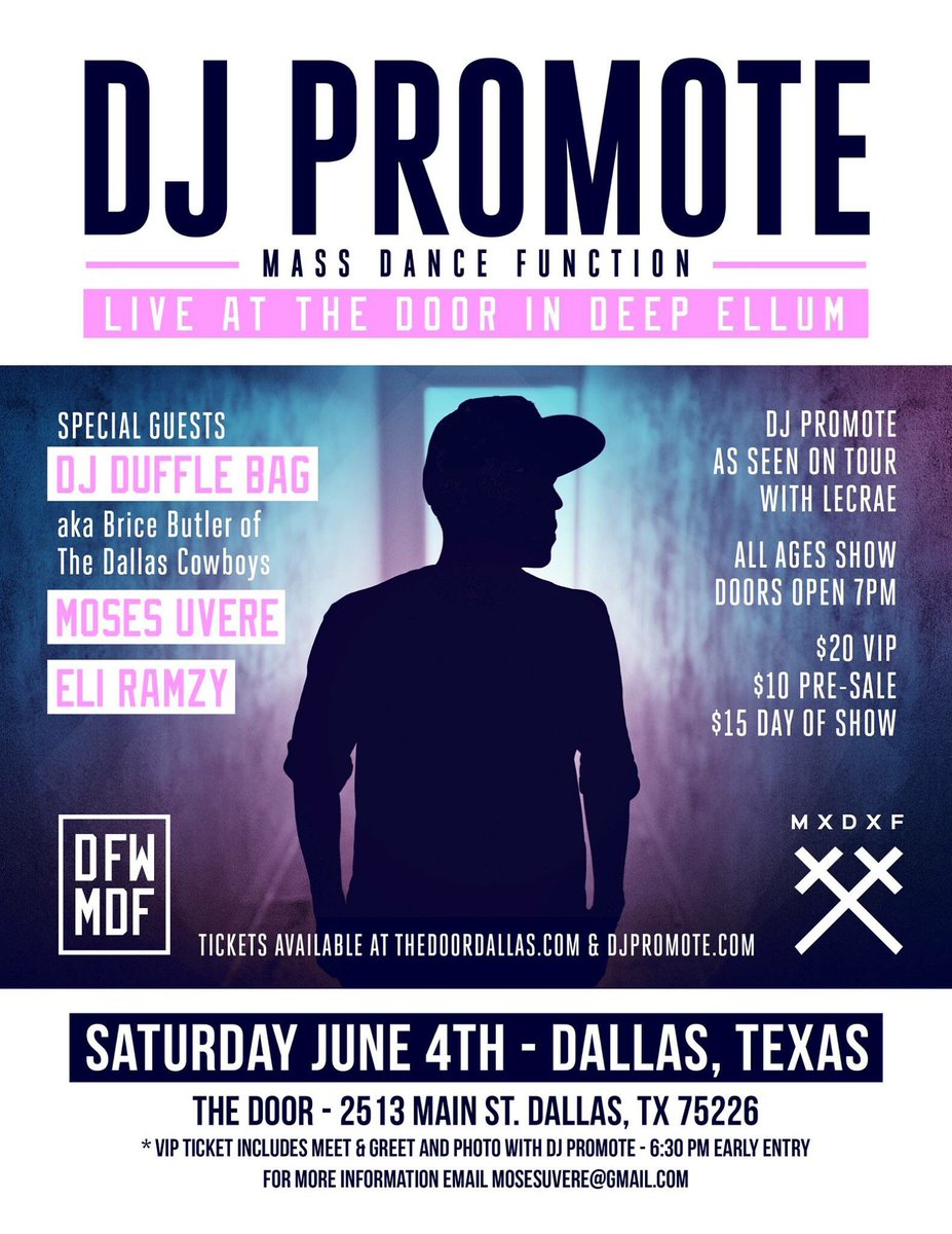 DJPromote's tweet photo. DFW come kick it with us this Saturday! #MassDanceFunctions https://t.co/SIMxvUzcMB