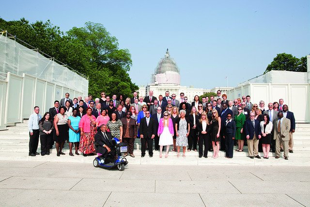 SourceAmerica's tweet photo. #TBT Grassroots Conf '15; coming up 6/13-16! Lawmakers, NPAs, self advocates meet abt emp opps for #PWD #IChooseWork https://t.co/dpnYQD66s1