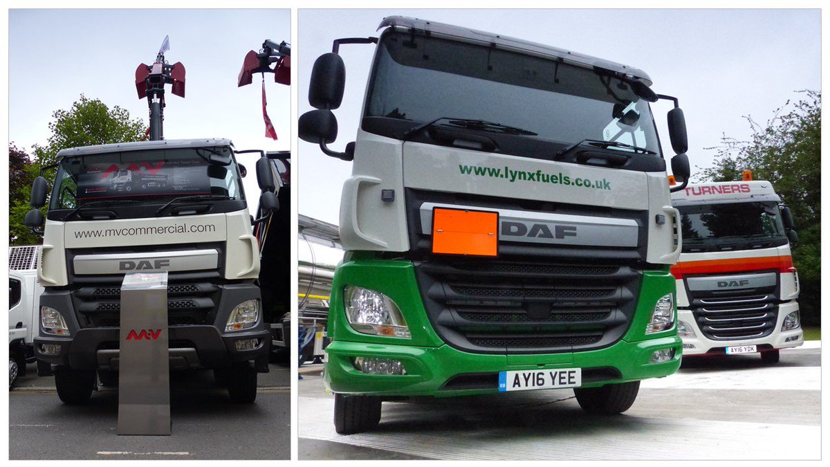 More #DAF #trucks at #Tipex16 &amp; #Tankex16 today. Come and talk to us about our Tip, Skip, Grab &amp; Hook programme.