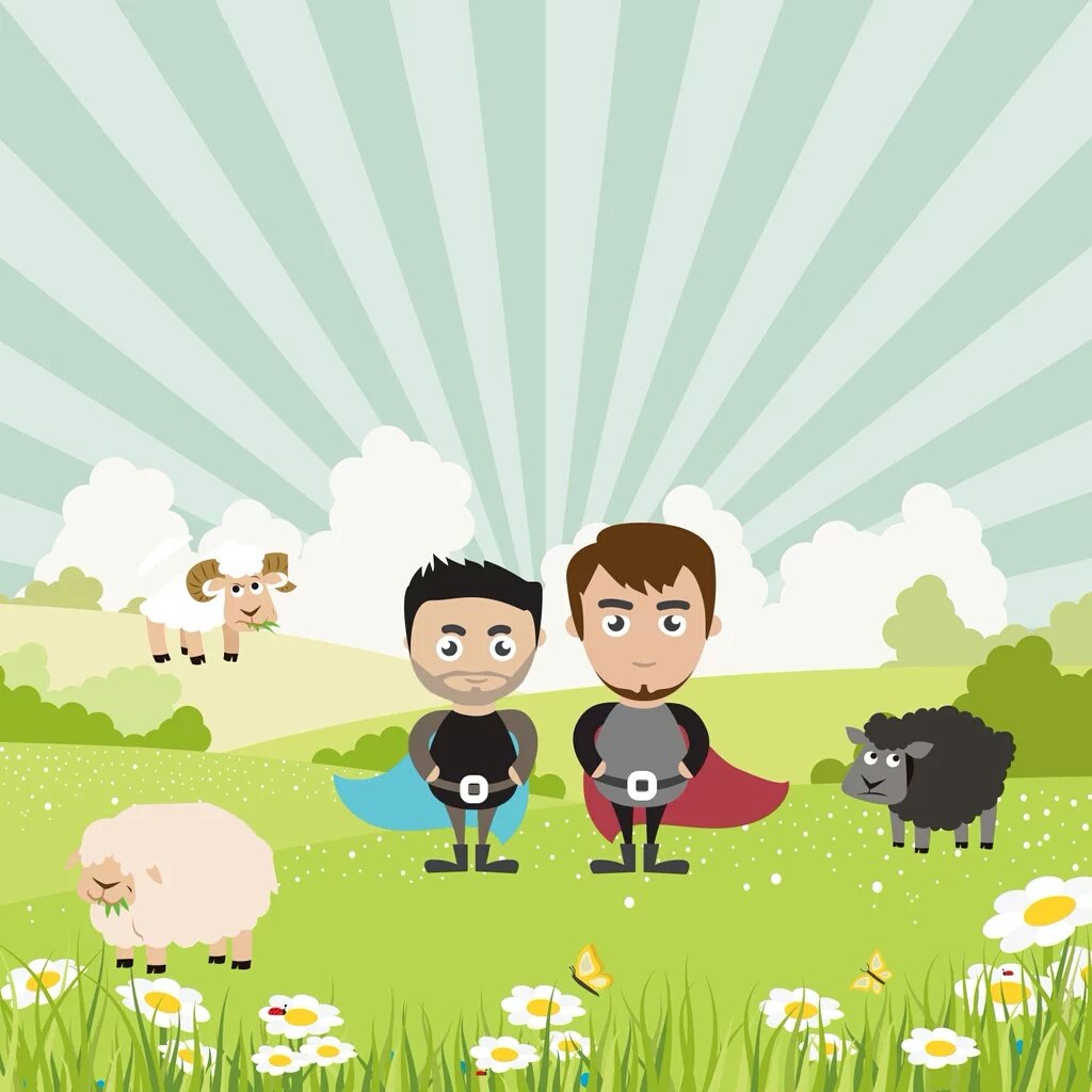 sheeps_fr's tweet image. #concours ! Si, comme Marc et Alex, tu veux devenir un SuperSheep, #RT &amp;amp; Follow pour gagner ton portrait graphique !