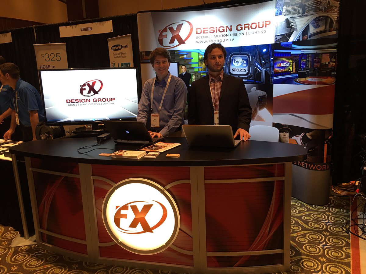 mackmclaughlin's tweet photo. Stop by to see our latest #SetDesign #MotionDesign #AlphaDesk for Sports #SVGCollege https://t.co/TYi74J2TZ6