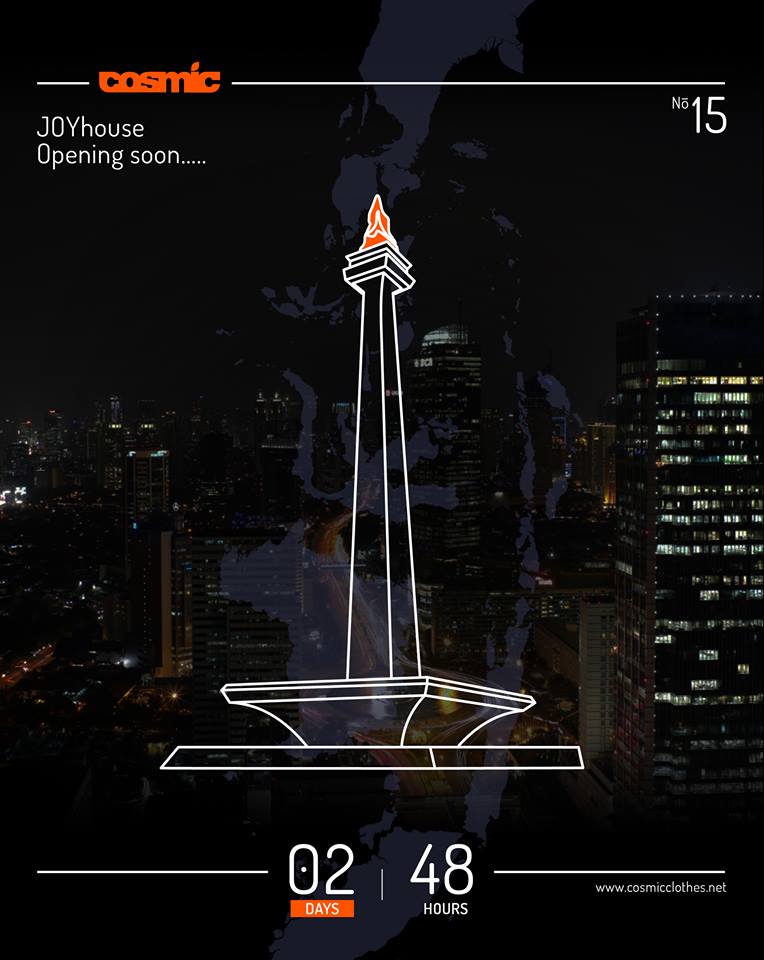 Fun News !
Cosmic Joyhouse Opening soon
Kita akan buka joyhouse ke-15
ada yang tau kita akan buka dimana?