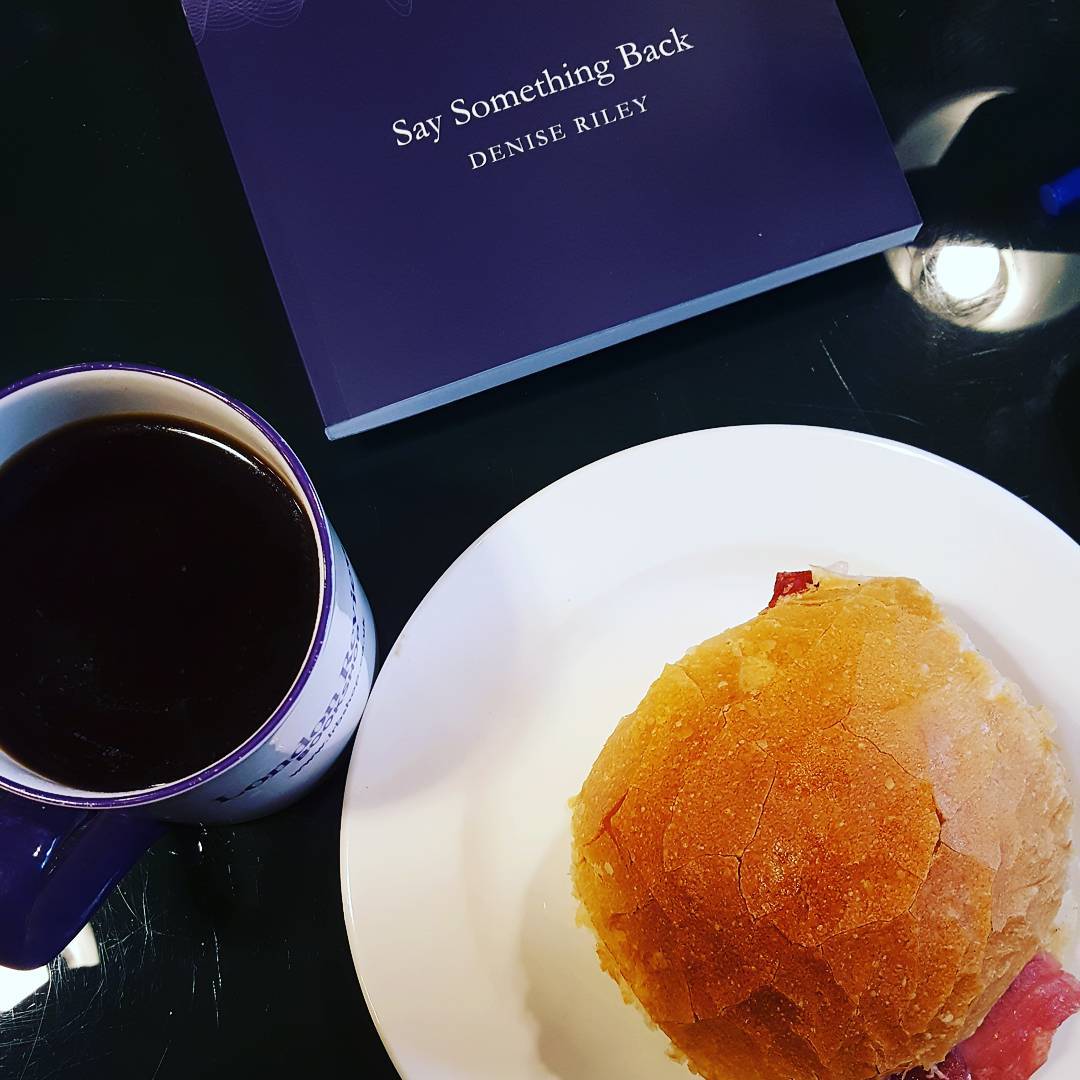 LRBbookshop's tweet photo. Say Something Back Bacon #buttyrun #poetry https://t.co/t6TTuyJOGr https://t.co/WrXxMpgCiv