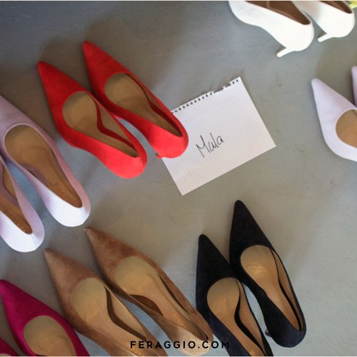 FeraggioHeels's tweet photo. Stylish colors all laid out and ready for a long day on location. #Throwback #BehindtheScenes #2016 https://t.co/CNQMwD7kUW