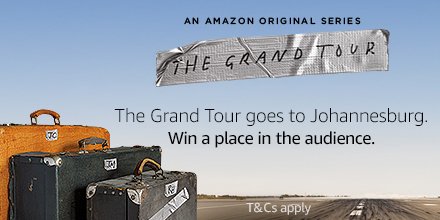 thegrandtour's tweet photo. Win a trip to Joburg, show us the most unusual place you've put a tent! #TheGrandTourJoburg https://t.co/8pnyGXst7e https://t.co/6dLfhthHPU